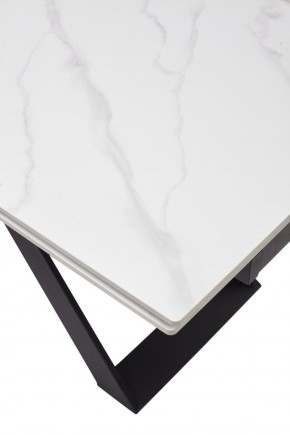 Стол LIVORNO 180 MATT WHITE MARBLE SOLID CERAMIC / BLACK, ®DISAUR в Ханты-Мансийске - hanty-mansiysk.ok-mebel.com | фото 9