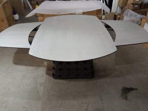 Стол LORENS 150 TL-58 поворотная система раскладки, испанская керамика / Темно-серый, ®DISAUR в Ханты-Мансийске - hanty-mansiysk.ok-mebel.com | фото 2