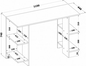 Стол письменный СПМ-28 в Ханты-Мансийске - hanty-mansiysk.ok-mebel.com | фото 5