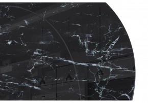 Стол стеклянный Норфолк 100х78 черный мрамор / черный в Ханты-Мансийске - hanty-mansiysk.ok-mebel.com | фото 6