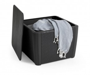 Стол-сундук Лузон Плюс (Luzon Plus Flat Wicker), графит в Ханты-Мансийске - hanty-mansiysk.ok-mebel.com | фото 4