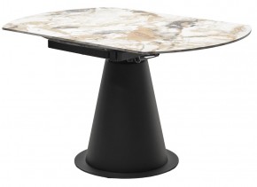 Стол TERAMO 135 GLOSS GRAND JADE SOLID CERAMIC, керамика, поворотн.механизм / Черный каркас, ®DISAUR в Ханты-Мансийске - hanty-mansiysk.ok-mebel.com | фото 10