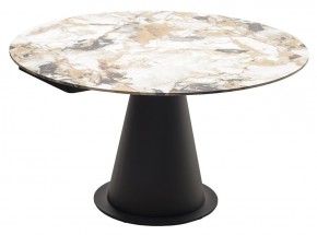 Стол TERAMO 135 GLOSS GRAND JADE SOLID CERAMIC, керамика, поворотн.механизм / Черный каркас, ®DISAUR в Ханты-Мансийске - hanty-mansiysk.ok-mebel.com | фото 15
