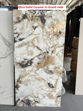 Стол TERAMO 135 GLOSS GRAND JADE SOLID CERAMIC, керамика, поворотн.механизм / Черный каркас, ®DISAUR в Ханты-Мансийске - hanty-mansiysk.ok-mebel.com | фото 7