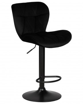 Стул барный DOBRIN BARNY BLACK, черный велюр (MJ9-101) в Ханты-Мансийске - hanty-mansiysk.ok-mebel.com | фото