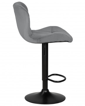 Стул барный DOBRIN BARNY BLACK, серый велюр (MJ9-75) в Ханты-Мансийске - hanty-mansiysk.ok-mebel.com | фото 3