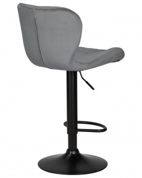 Стул барный DOBRIN BARNY BLACK, серый велюр (MJ9-75) в Ханты-Мансийске - hanty-mansiysk.ok-mebel.com | фото 4