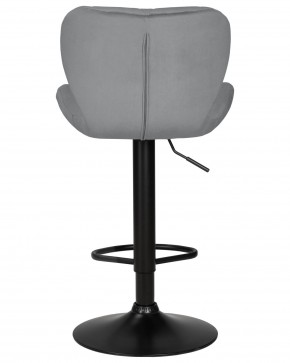 Стул барный DOBRIN BARNY BLACK, серый велюр (MJ9-75) в Ханты-Мансийске - hanty-mansiysk.ok-mebel.com | фото 5