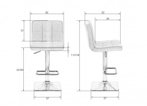 Стул барный DOBRIN DOMINIC, черный велюр (MJ9-101) в Ханты-Мансийске - hanty-mansiysk.ok-mebel.com | фото 9