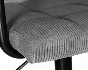 Стул барный DOBRIN KRUGER ARM BLACK, серый вельвет (LAR-E2041-25) в Ханты-Мансийске - hanty-mansiysk.ok-mebel.com | фото 7
