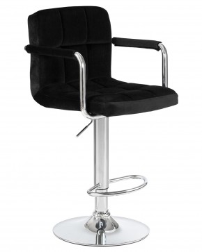Стул барный DOBRIN KRUGER ARM, черный велюр (MJ9-101) в Ханты-Мансийске - hanty-mansiysk.ok-mebel.com | фото 2