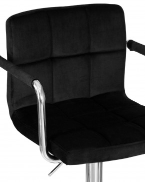 Стул барный DOBRIN KRUGER ARM, черный велюр (MJ9-101) в Ханты-Мансийске - hanty-mansiysk.ok-mebel.com | фото 7