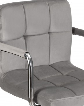 Стул барный DOBRIN KRUGER ARM, серый велюр (MJ9-75) в Ханты-Мансийске - hanty-mansiysk.ok-mebel.com | фото 7