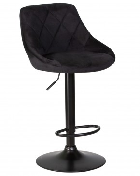 Стул барный DOBRIN LOGAN BLACK, черный велюр (MJ9-101) в Ханты-Мансийске - hanty-mansiysk.ok-mebel.com | фото