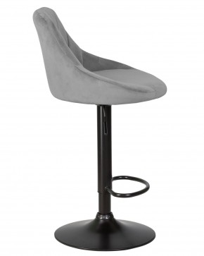 Стул барный DOBRIN LOGAN BLACK, серый велюр (MJ9-75) в Ханты-Мансийске - hanty-mansiysk.ok-mebel.com | фото 3