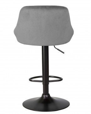 Стул барный DOBRIN LOGAN BLACK, серый велюр (MJ9-75) в Ханты-Мансийске - hanty-mansiysk.ok-mebel.com | фото 5