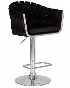 Стул барный DOBRIN MARCEL, черный велюр (MJ9-101) в Ханты-Мансийске - hanty-mansiysk.ok-mebel.com | фото