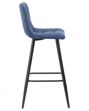 Стул барный DOBRIN NICOLE, черные матовые ножки, синяя ткань (UF860-14B) в Ханты-Мансийске - hanty-mansiysk.ok-mebel.com | фото 3