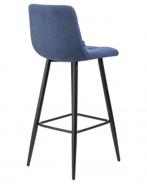 Стул барный DOBRIN NICOLE, черные матовые ножки, синяя ткань (UF860-14B) в Ханты-Мансийске - hanty-mansiysk.ok-mebel.com | фото 4