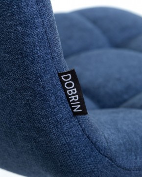 Стул барный DOBRIN NICOLE, черные матовые ножки, синяя ткань (UF860-14B) в Ханты-Мансийске - hanty-mansiysk.ok-mebel.com | фото 9