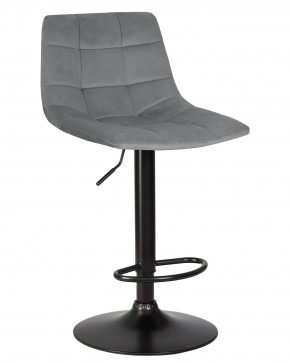 Стул барный DOBRIN TAILOR BLACK, серый велюр (MJ9-75) в Ханты-Мансийске - hanty-mansiysk.ok-mebel.com | фото