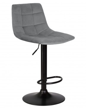 Стул барный DOBRIN TAILOR BLACK, серый велюр (MJ9-75) в Ханты-Мансийске - hanty-mansiysk.ok-mebel.com | фото 2