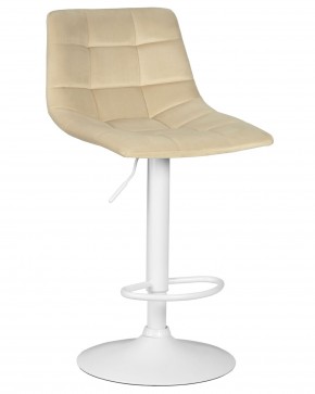 Стул барный DOBRIN TAILOR WHITE, бежевый велюр (MJ9-10) в Ханты-Мансийске - hanty-mansiysk.ok-mebel.com | фото