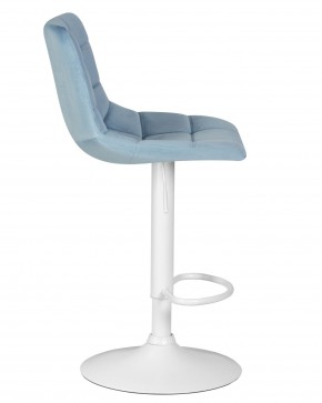 Стул барный DOBRIN TAILOR WHITE, пудрово-голубой велюр (MJ9-74) в Ханты-Мансийске - hanty-mansiysk.ok-mebel.com | фото 3