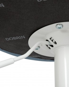 Стул барный DOBRIN TAILOR WHITE, пудрово-голубой велюр (MJ9-74) в Ханты-Мансийске - hanty-mansiysk.ok-mebel.com | фото 7