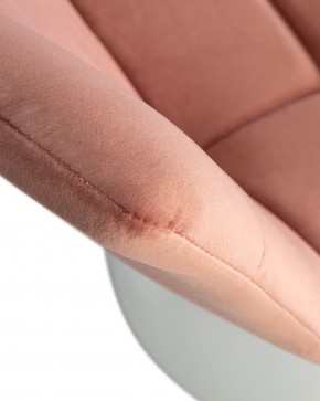 Стул барный DOBRIN TAILOR WHITE, пудрово-розовый велюр (MJ9-32) в Ханты-Мансийске - hanty-mansiysk.ok-mebel.com | фото 7