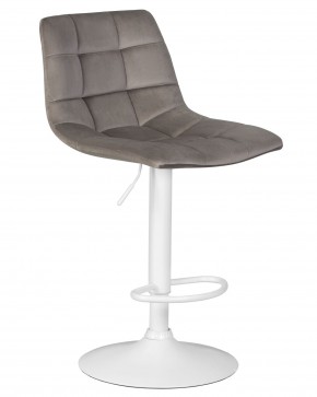 Стул барный DOBRIN TAILOR WHITE, серый велюр (MJ9-75) в Ханты-Мансийске - hanty-mansiysk.ok-mebel.com | фото 2