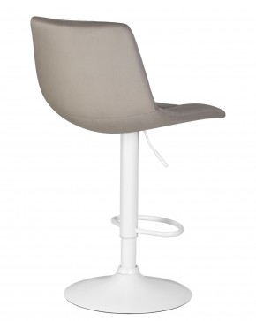Стул барный DOBRIN TAILOR WHITE, серый велюр (MJ9-75) в Ханты-Мансийске - hanty-mansiysk.ok-mebel.com | фото 4