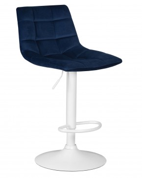 Стул барный DOBRIN TAILOR WHITE, синий велюр (MJ9-117) в Ханты-Мансийске - hanty-mansiysk.ok-mebel.com | фото 2