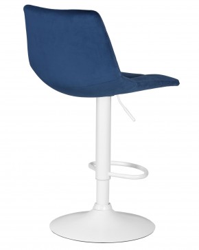 Стул барный DOBRIN TAILOR WHITE, синий велюр (MJ9-117) в Ханты-Мансийске - hanty-mansiysk.ok-mebel.com | фото 4