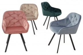 Стул GALE 360 град. поворот. BLUVEL-40 BEIGE, велюр/ черный каркас, М-City в Ханты-Мансийске - hanty-mansiysk.ok-mebel.com | фото 3