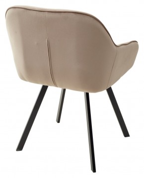 Стул GALE 360 град. поворот. BLUVEL-40 BEIGE, велюр/ черный каркас, М-City в Ханты-Мансийске - hanty-mansiysk.ok-mebel.com | фото 4