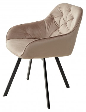 Стул GALE 360 град. поворот. BLUVEL-40 BEIGE, велюр/ черный каркас, М-City в Ханты-Мансийске - hanty-mansiysk.ok-mebel.com | фото 5
