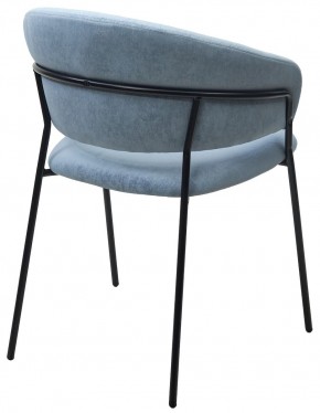 Стул ГЕММА, цвет RAIN 13 blue, велюр / черный каркас М-City в Ханты-Мансийске - hanty-mansiysk.ok-mebel.com | фото 9