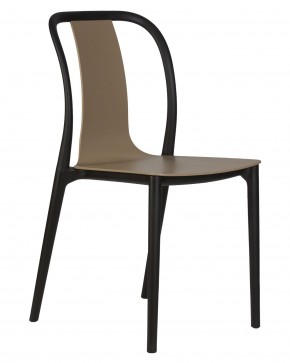 Стул обеденный DOBRIN ADAM, черный/бежевый в Ханты-Мансийске - hanty-mansiysk.ok-mebel.com | фото 2