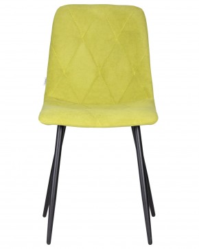 Стул обеденный DOBRIN CHILLY ROMBO, Лайм Simple 14, основание черное в Ханты-Мансийске - hanty-mansiysk.ok-mebel.com | фото 6