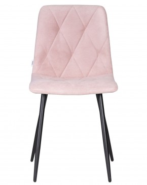 Стул обеденный DOBRIN CHILLY ROMBO, Розовый Simple 03, основание черное в Ханты-Мансийске - hanty-mansiysk.ok-mebel.com | фото 6