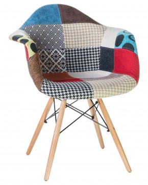 Стул обеденный DOBRIN DAW PATCHWORK, цвет сиденья мозаика в Ханты-Мансийске - hanty-mansiysk.ok-mebel.com | фото