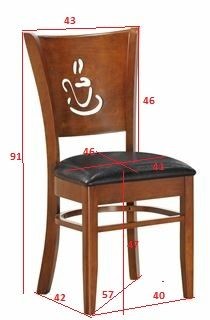 Стул обеденный DOBRIN JERRY, шоколад, чёрный в Ханты-Мансийске - hanty-mansiysk.ok-mebel.com | фото 11