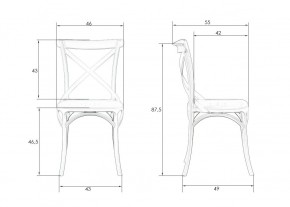 Стул обеденный DOBRIN MASON, цвет чёрный (B-03) в Ханты-Мансийске - hanty-mansiysk.ok-mebel.com | фото 7