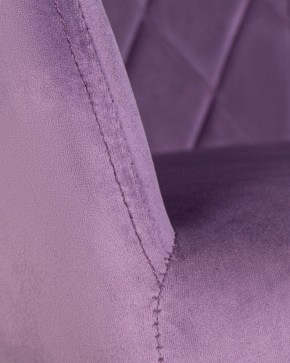 Стул обеденный DOBRIN ROBERT, черные матовые ножки, велюр V108-45 Темно-фиолетовый в Ханты-Мансийске - hanty-mansiysk.ok-mebel.com | фото 7