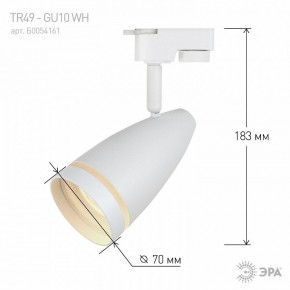 Светильник на штанге Эра  TR49 - GU10 WH в Ханты-Мансийске - hanty-mansiysk.ok-mebel.com | фото 4