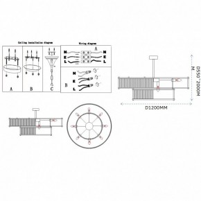 Светильник на штанге Imperiumloft RH Marais Round Chandelier 40,2668 в Ханты-Мансийске - hanty-mansiysk.ok-mebel.com | фото 11