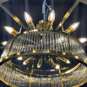 Светильник на штанге Imperiumloft RH Marais Round Chandelier 40,2668 в Ханты-Мансийске - hanty-mansiysk.ok-mebel.com | фото 5