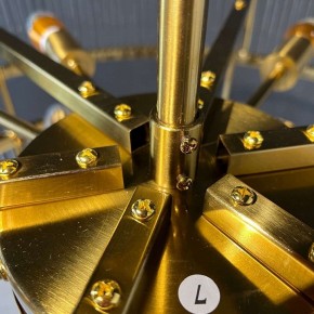 Светильник на штанге Imperiumloft RH Marais Round Chandelier 40,2668 в Ханты-Мансийске - hanty-mansiysk.ok-mebel.com | фото 5