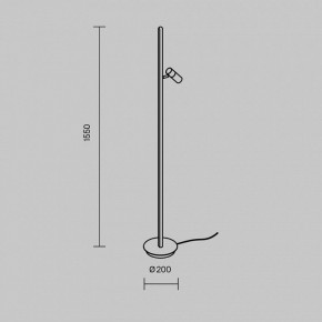 Торшер Maytoni Thin MOD395FL-L28BS3K в Ханты-Мансийске - hanty-mansiysk.ok-mebel.com | фото 4